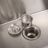 FORCLOVER 23.5 in. Bath Vanity with Stainless Steel Top – White