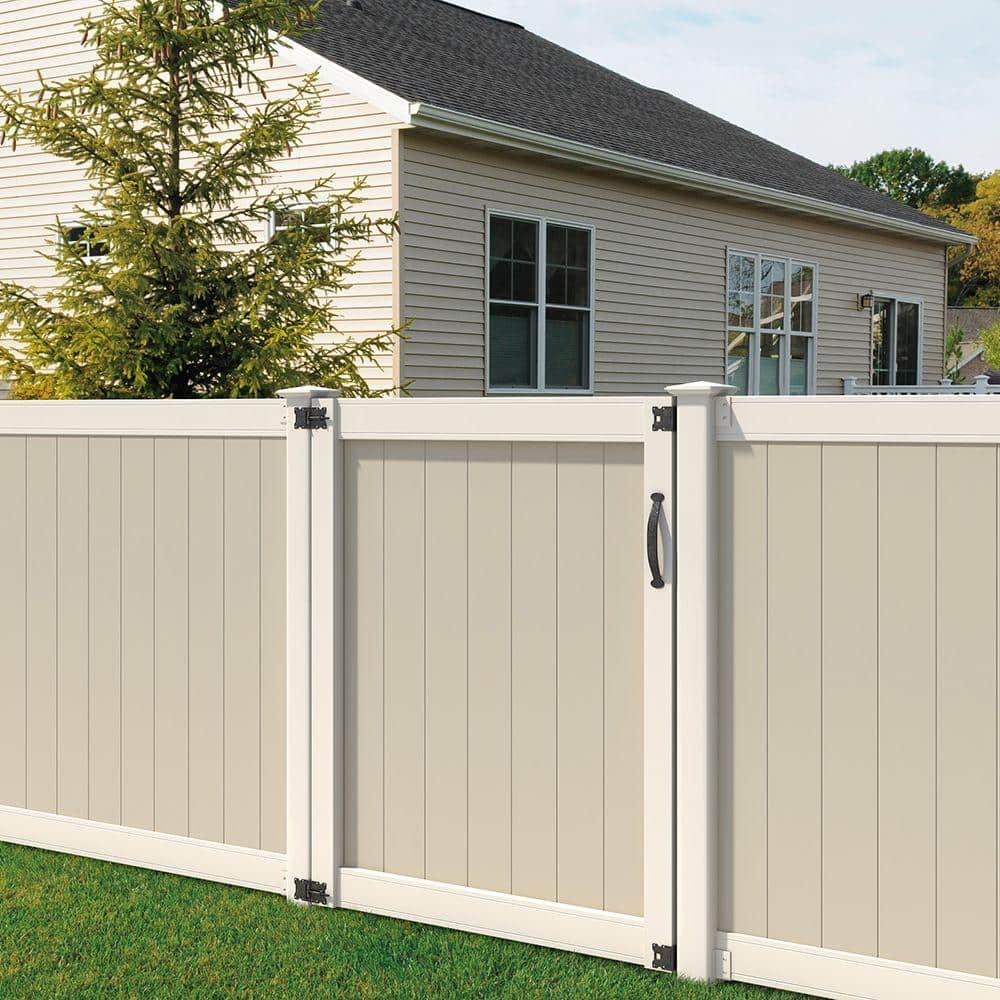 Veranda 5 in. x 5 in. White Vinyl New England Fence Post Cap