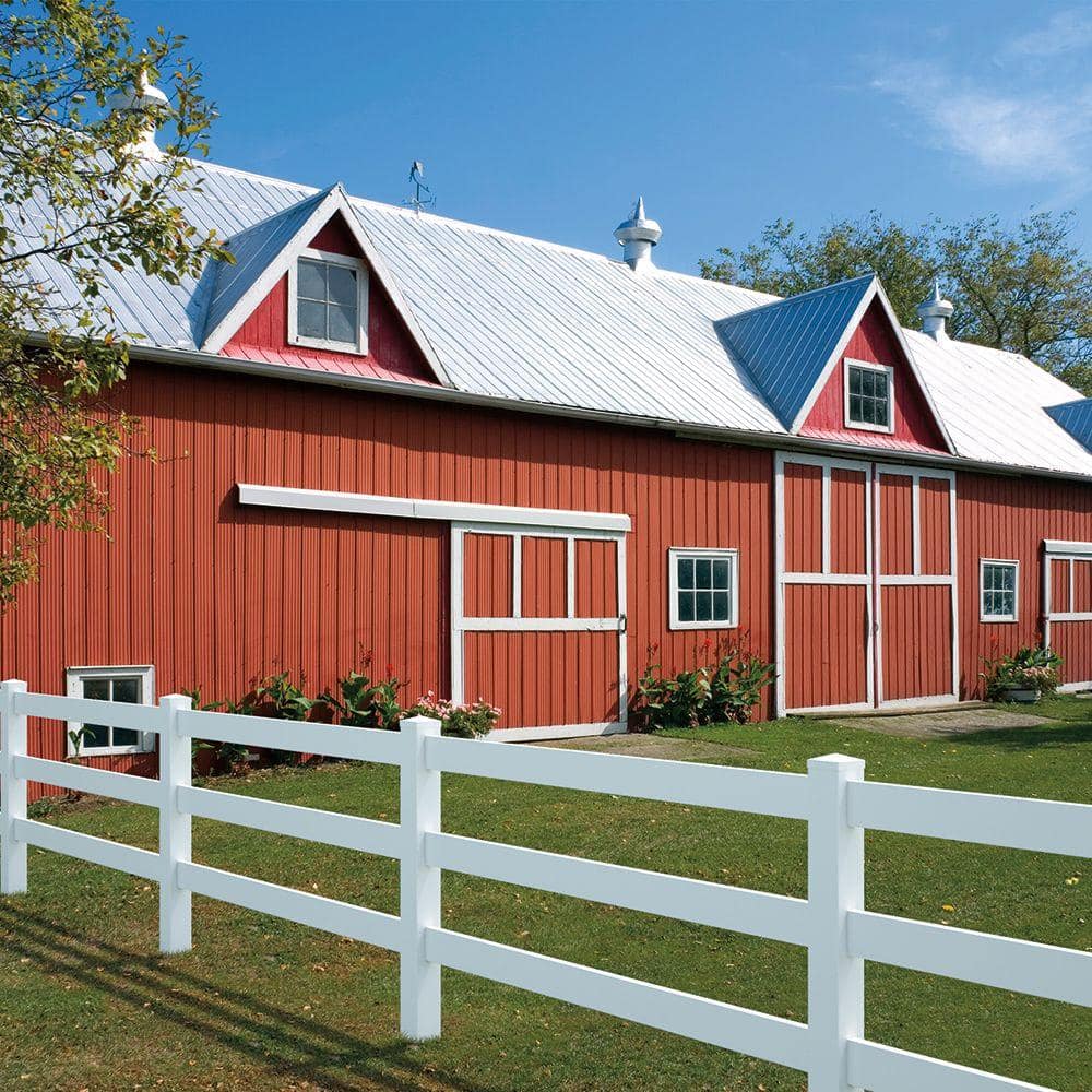 Veranda 5 in. x 5 in. White Vinyl Pyramid Fence Post Cap