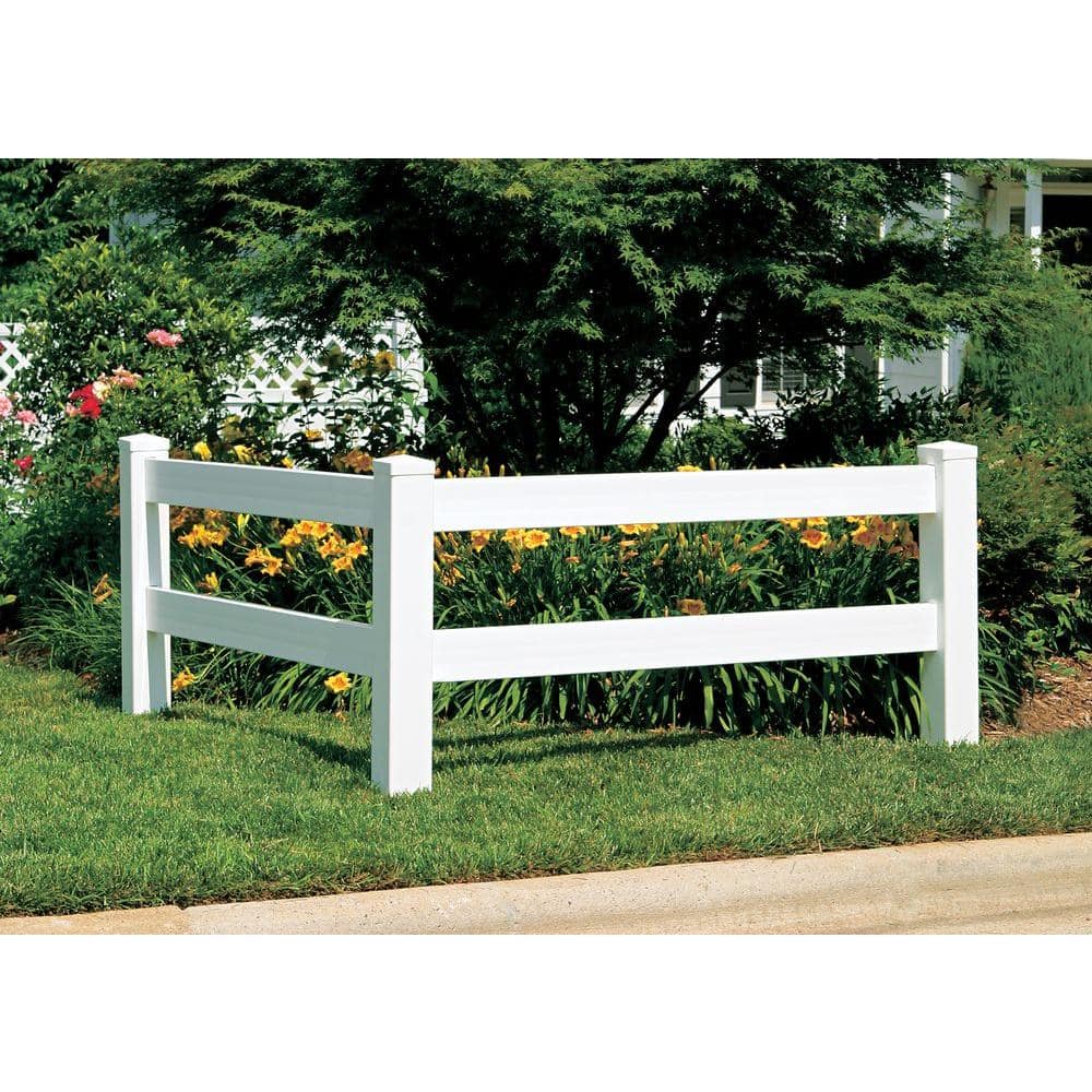 Veranda 5 in. x 5 in. White Vinyl Pyramid Fence Post Cap