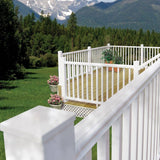 Veranda 4 in. x 4 in. x 100 in. White Traditional Post Jacket