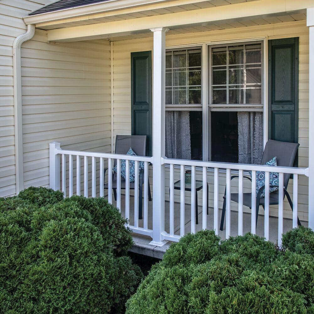Veranda 4 in. x 4 in. x 100 in. White Traditional Post Jacket