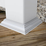 Veranda 4 in. x 4 in. White New England Base Trim