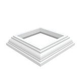 Veranda 4 in. x 4 in. White New England Base Trim