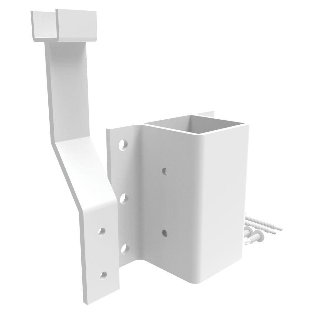 Veranda Aluminum Rail Fascia Mount Mid Bracket W