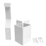 Veranda Aluminum Rail Fascia Mount Out Corner Bracket W