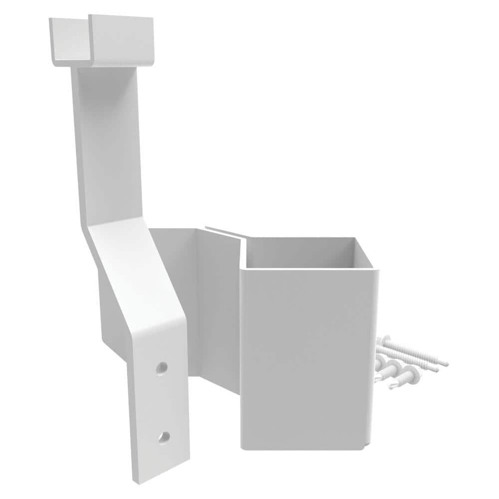 Veranda Aluminum Rail Fascia Mount Out Corner Bracket W