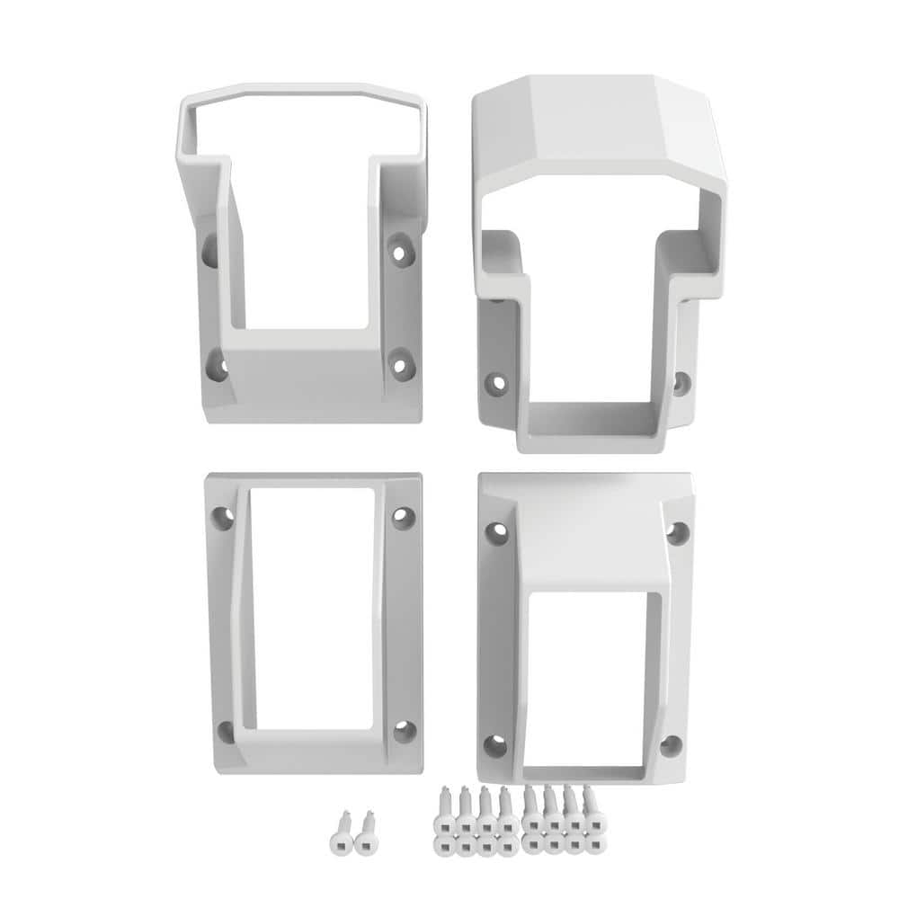 Veranda T-Rail Vinyl Railing Stair Bracket Kit