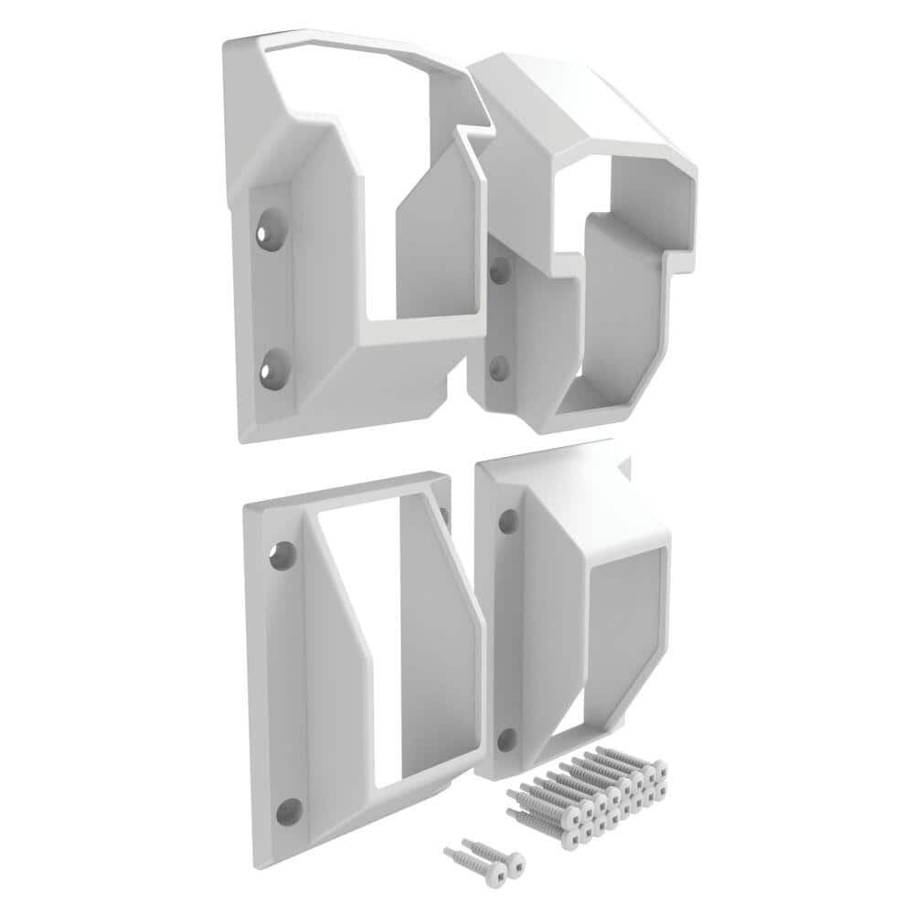 Veranda T-Rail Vinyl Railing Stair Bracket Kit