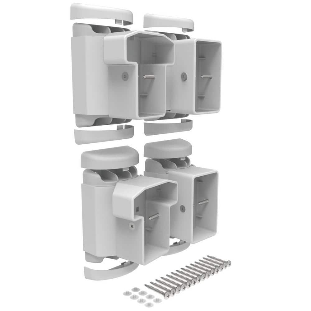 Veranda T-Rail Vinyl Railing Level Angle Bracket Kit