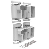 Veranda T-Rail Vinyl Railing Level Angle Bracket Kit