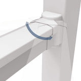 Veranda T-Rail Vinyl Railing Level Angle Bracket Kit