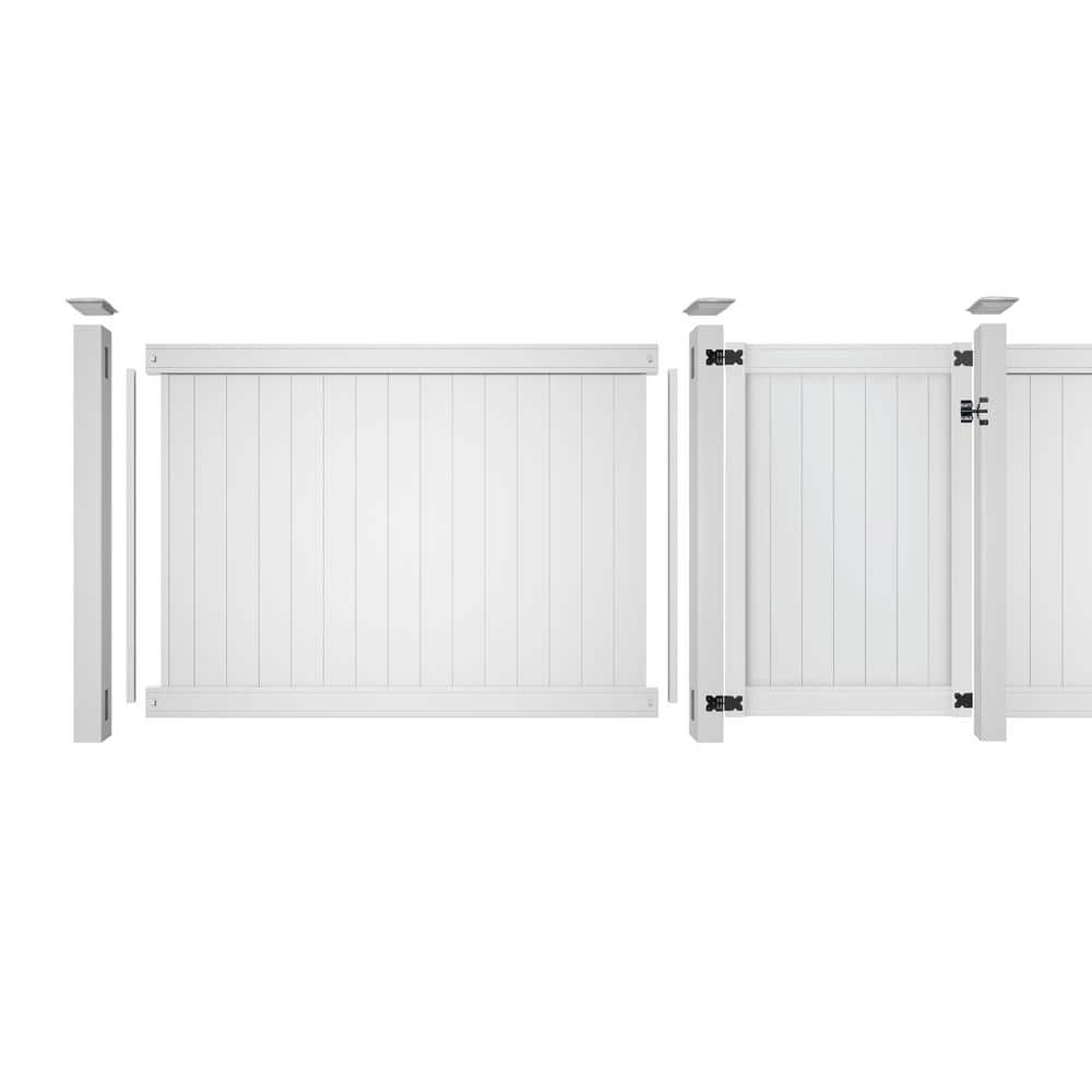 Veranda Pro-Series 6 ft x 8 ft Woodbridge Privacy Vinyl Fence Panel