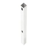 Veranda Pro Series 5x5x8 White Vinyl Woodbridge Routed End Fence Post
