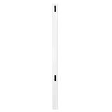 Veranda Pro Series 5x5x8 White Vinyl Woodbridge Routed End Fence Post