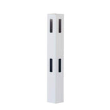 Veranda 5 in. x 5 in. x 5 ft. Vinyl White Ranch 2-Rail Corner Fence Post
