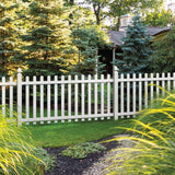 Veranda 4 in. x 4 in. x 6 ft. White Vinyl Fence Post