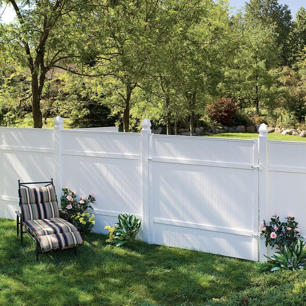Veranda 5 in. x 5 in. x 8 ft. Tan Wicker Vinyl Fence Post
