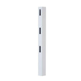 Veranda 5 in. x 5 in. x 7 ft. Vinyl White Ranch 3-Rail End Post