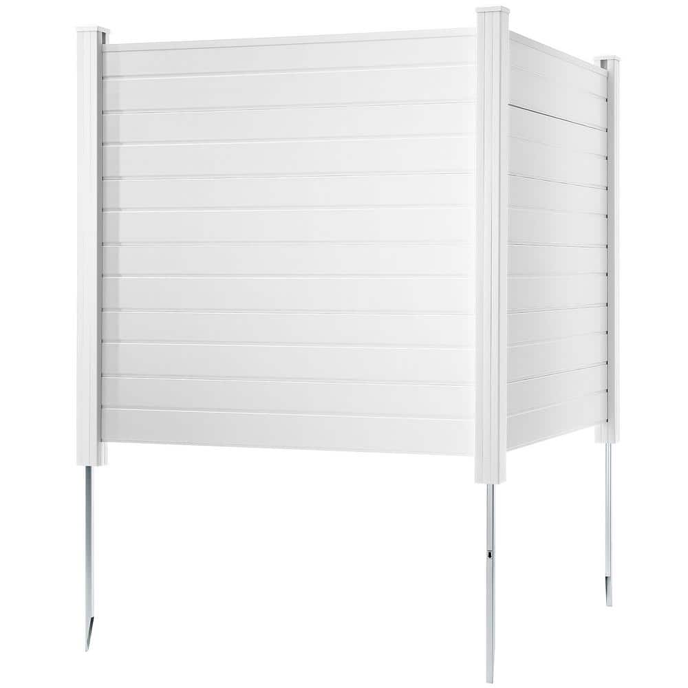 VEVOR Outdoor Privacy Screens 50"x50" Vinyl Air Conditioner & Pool Enclosure