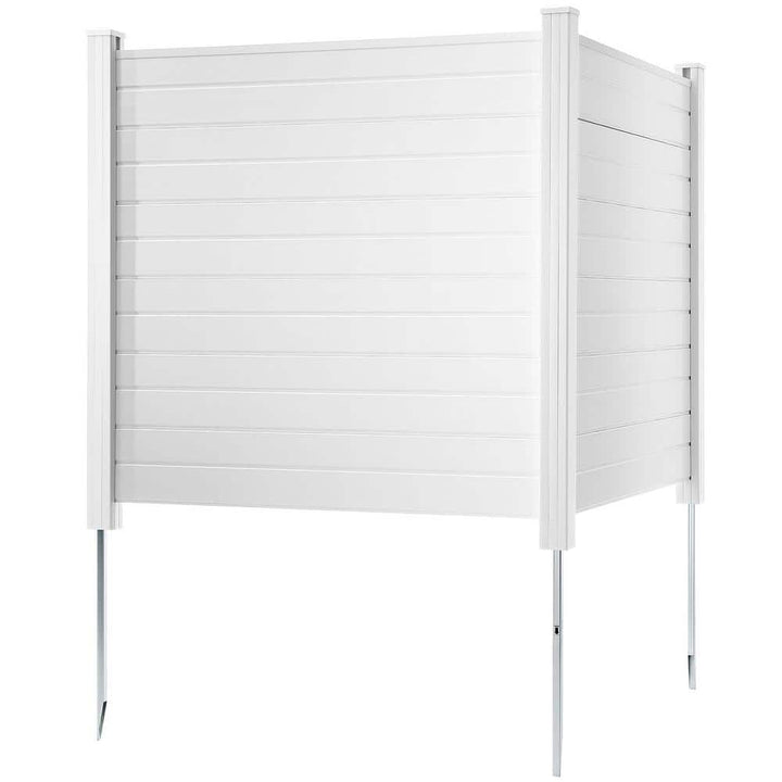VEVOR Outdoor Privacy Screens 50"x50" Vinyl Air Conditioner & Pool Enclosure
