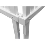 Enclo Privacy Screens 3.8 ft. H x 3 ft. W Wilmington White Vinyl Privacy Screen (2-Pack)