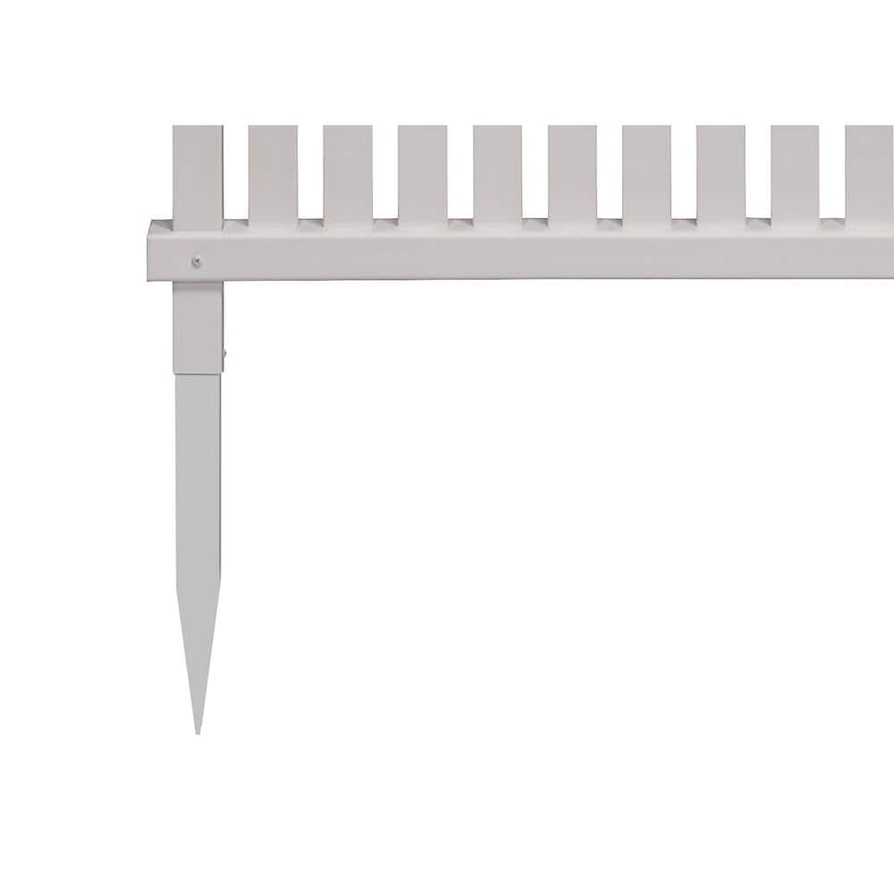 Enclo Privacy Screens 3.8 ft. H x 3 ft. W Wilmington White Vinyl Privacy Screen (2-Pack)
