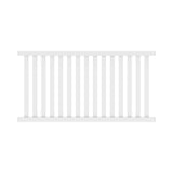 Barrette Outdoor Living Ohio 4 ft. H x 8 ft. W White Vinyl Fence Panel - Easy Assembly