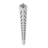 Barrette Outdoor Living Louvered 6x6x102 White Vinyl Fence Post