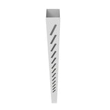 Barrette Outdoor Living Louvered 6x6x102 White Vinyl Fence Post