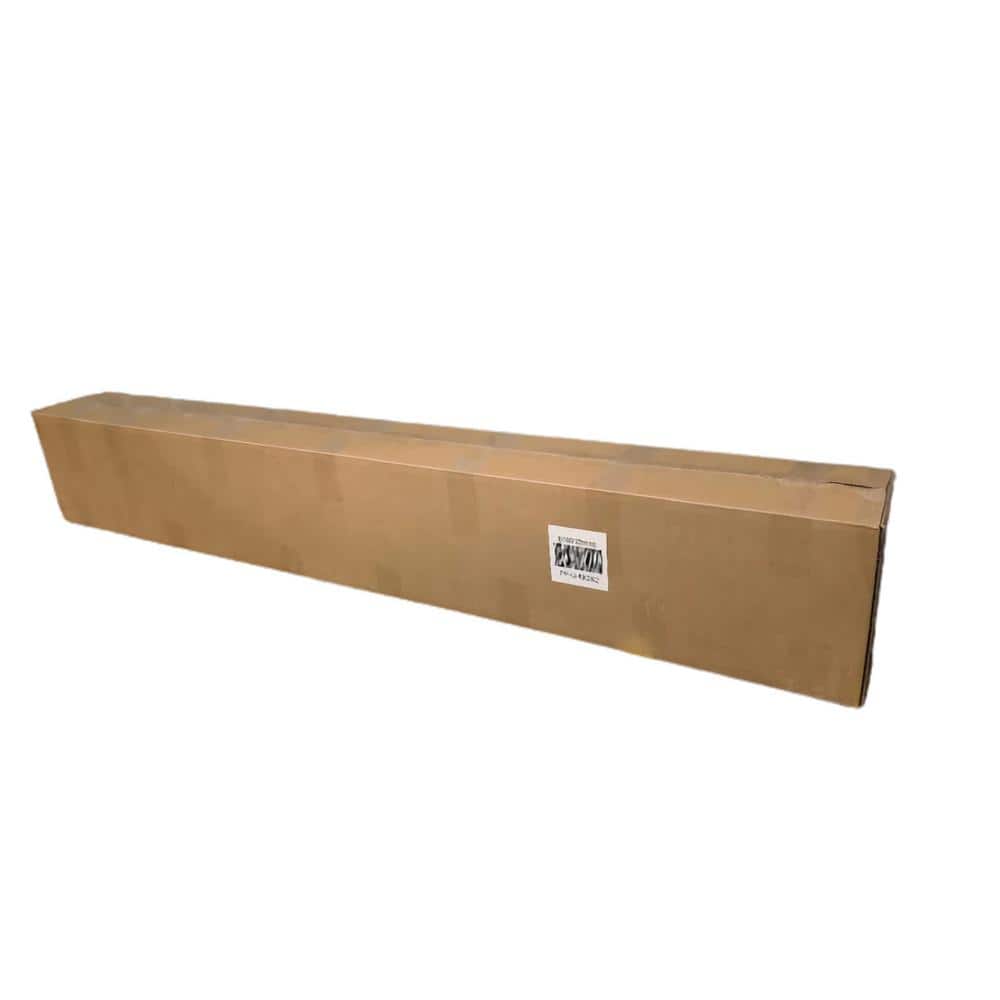 cadeninc 5 in. x 8 ft. White Vinyl Routed Fence Corner Post Set, Caps Included