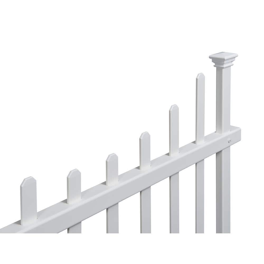 Zippity Outdoor Products Washington Vinyl Picket Fence Panel Kit 2-Pack