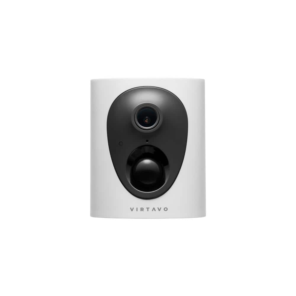virtavo Pro Wi-Fi 1080p Indoor/Outdoor Wire-free Home Security Camera, Night Vision, Rechargeable, 2-way Audio, Smart Detection
