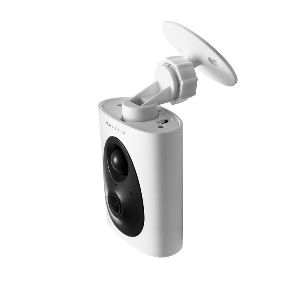 virtavo Pro Wi-Fi 1080p Indoor/Outdoor Wire-free Home Security Camera, Night Vision, Rechargeable, 2-way Audio, Smart Detection