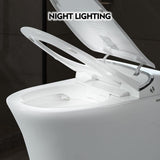 Virubi Heated Seat Smart Toilet with Remote Control and Warm Dryer