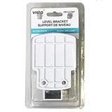 Vista Aluminum Level Rail Post Bracket Package White