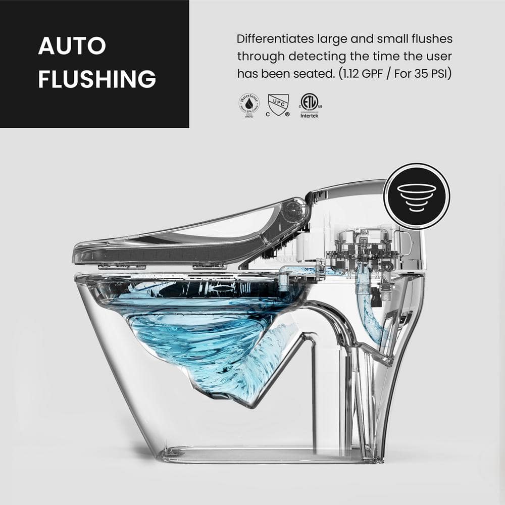 VOVO Stylement Tankless Smart One-Piece Bidet Toilet - Auto Open & Flush