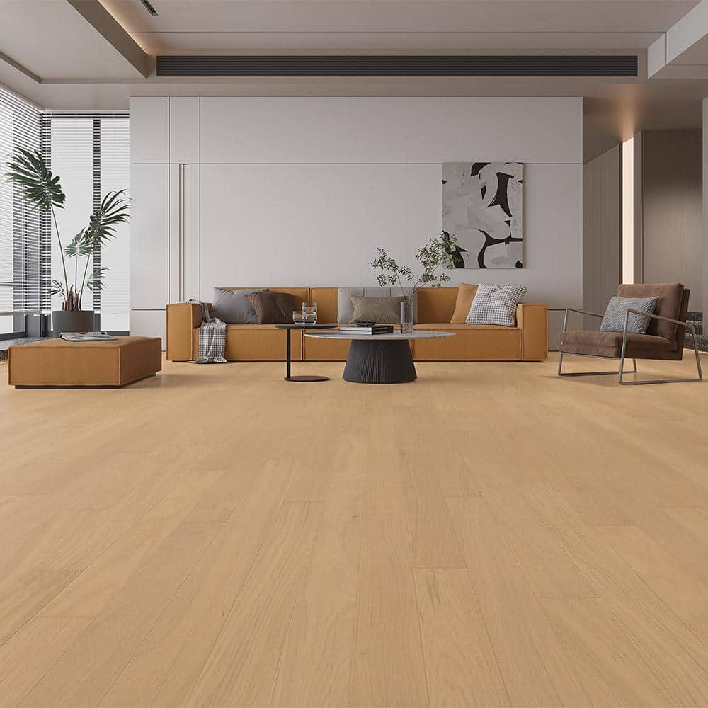 Selkirk White Wash Oak 3/8 in. T x 3 in. W Tongue and Groove Wire Brushed Engineered Hardwood Flooring (35.34 sq.ft./case)