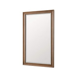 James Martin Vanities Glenbrooke 26" x 40" Rectangular Bathroom Vanity Mirror in White Wash Walnut