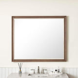 James Martin Vanities Glenbrook 48" White Wash Walnut Vanity Mirror