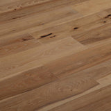 NATU White Washed Hickory 3/8 in. T x 7.5 in. W Click Lock Wire Brushed Engineered Hardwood Flooring (19.4 sq.ft./case)