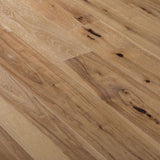 NATU White Washed Hickory 3/8 in. T x 7.5 in. W Click Lock Wire Brushed Engineered Hardwood Flooring (19.4 sq.ft./case)