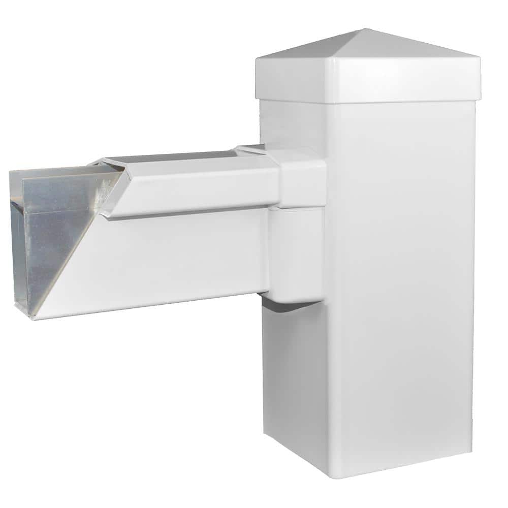 Weatherables Walton 3 ft. H x 5 ft. W White Vinyl Railing Gate Kit