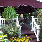 Weatherables Delray 3 ft. H x 8 ft. W White Vinyl Stair Railing Kit with Colonial Spindles
