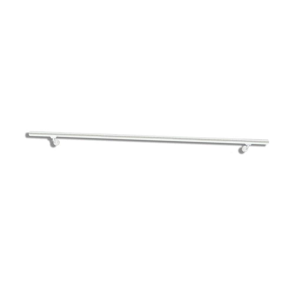 Weatherables 4 ft. L x 1.5 in. D Textured White ADA Rail/Grab Bar Kit