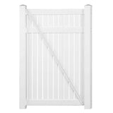 Weatherables Hanover 4 ft. W x 5 ft. H White Vinyl Pool Fence Gate