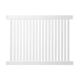 Weatherables Crestview 4 ft. H x 8 ft. W White Vinyl Pool Fence Panel