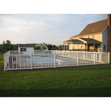 Weatherables 48 in. H x 124 ft. L Atlantis White Vinyl Complete Vinyl Pool Fence Project Pack