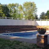 Weatherables Bradford 5 ft. H x 6 ft. W White Vinyl Privacy Fence Panel Kit