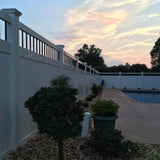 Weatherables Bradford 7 ft. H x 6 ft. W White Vinyl Privacy Fence Panel Kit